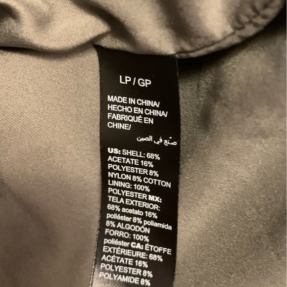 New With Tags WH | BM Dark Gray  Persian Cropped Coat-  LP - Picture 7 of 12